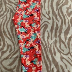 Lularoe OS Little Mermaid leggings
